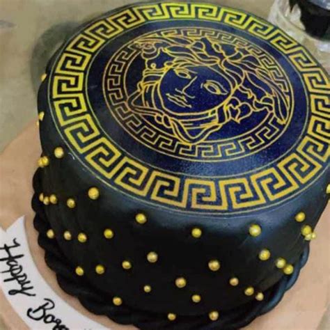 versace birthday cakes|Versace Theme Cake with Fondant Frosting .